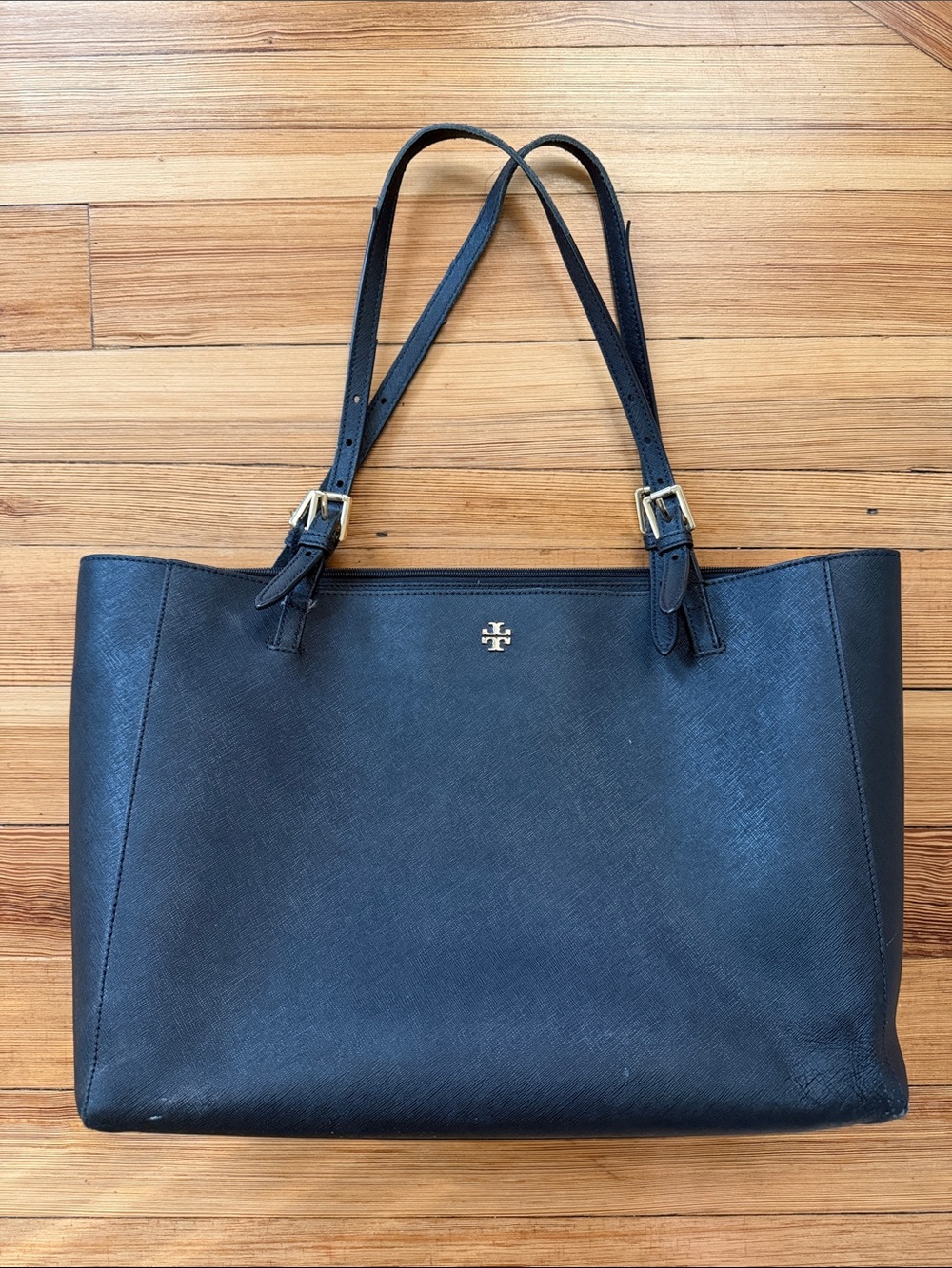 Tory Burch Black Leather Tote